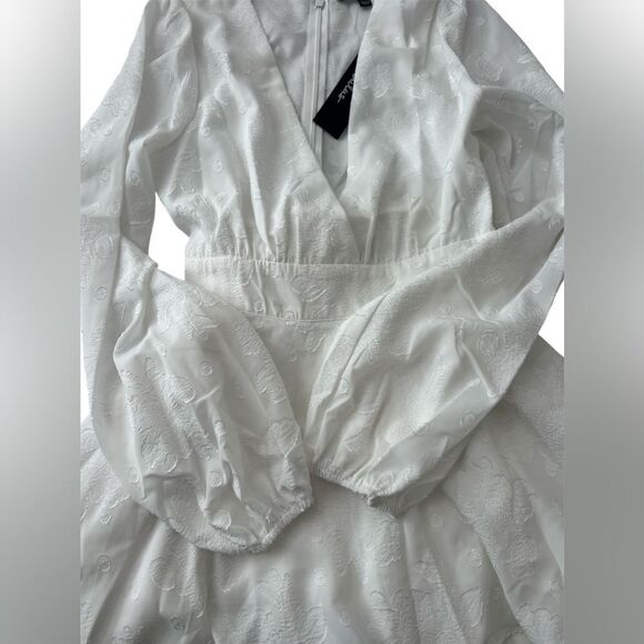 Nwt Lulus Floral Balloon Sleeve Mini Dress women's size xs‎ - Picture 9 of 9